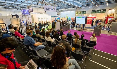 Vortrag im Bereich der Arena